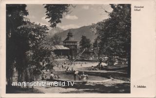 Warmbad Freibad - Villach-Warmbad-Judendorf - alte historische Fotos Ansichten Bilder Aufnahmen Ansichtskarten 