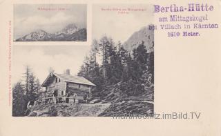 Berta Hütte am Mittagskogel - Villach Land - alte historische Fotos Ansichten Bilder Aufnahmen Ansichtskarten 