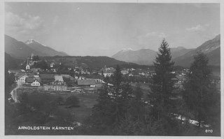 Blick auf Arnoldstein - Arnoldstein - alte historische Fotos Ansichten Bilder Aufnahmen Ansichtskarten 