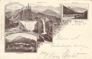Unterbergen Mehrbildkarte - Ferlach - alte historische Fotos Ansichten Bilder Aufnahmen Ansichtskarten 
