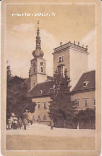 Heiligenkreuz, Orgelturm - Baden - alte historische Fotos Ansichten Bilder Aufnahmen Ansichtskarten 