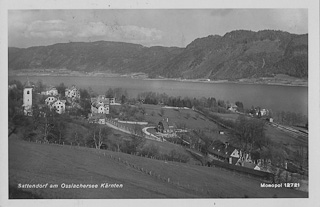 Sattendorf vom Westen - Sattendorf - alte historische Fotos Ansichten Bilder Aufnahmen Ansichtskarten 