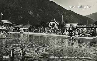 Strandbad Döbriach - Döbriach - alte historische Fotos Ansichten Bilder Aufnahmen Ansichtskarten 