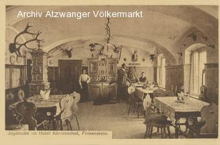 Müllnern Jagdstube im Hotel Kärntnerhof  - Villach Land - alte historische Fotos Ansichten Bilder Aufnahmen Ansichtskarten 