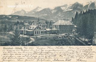 Villach Warmbad - alte historische Fotos Ansichten Bilder Aufnahmen Ansichtskarten 