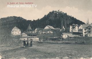 St. Andrä mit Badehaus - alte historische Fotos Ansichten Bilder Aufnahmen Ansichtskarten 