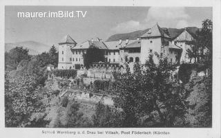 Schloss Wernberg - Villach Land - alte historische Fotos Ansichten Bilder Aufnahmen Ansichtskarten 
