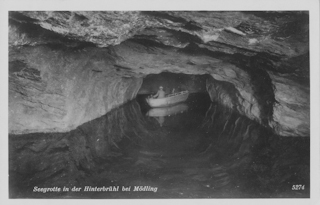 Seegrotte in der Hinterbrühl bei Mödling - Mödling - alte historische Fotos Ansichten Bilder Aufnahmen Ansichtskarten 