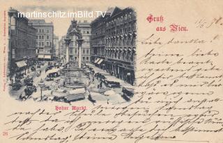 Wien, Hoher Markt - alte historische Fotos Ansichten Bilder Aufnahmen Ansichtskarten 