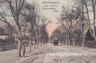 Wien, Pötzleinsdorfer Alle - alte historische Fotos Ansichten Bilder Aufnahmen Ansichtskarten 