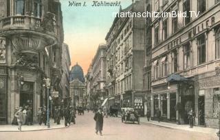 Wien, Kohlmarkt - alte historische Fotos Ansichten Bilder Aufnahmen Ansichtskarten 