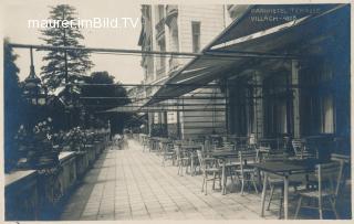 Parkhotel - Terasse - Villach - alte historische Fotos Ansichten Bilder Aufnahmen Ansichtskarten 
