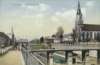 Villacher Strasse - Evangelische Kirche - Klagenfurt(Stadt) - alte historische Fotos Ansichten Bilder Aufnahmen Ansichtskarten 