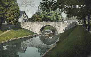 Lendkanal + Dampfer Loretto - Klagenfurt(Stadt) - alte historische Fotos Ansichten Bilder Aufnahmen Ansichtskarten 