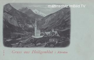 Heiligenblut - Mondscheinkarte - Spittal an der Drau - alte historische Fotos Ansichten Bilder Aufnahmen Ansichtskarten 