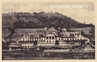 Waidhofen an der Ybbs Buchbergheim mit Liegehalle - Waidhofen an der Ybbs(Stadt) - alte historische Fotos Ansichten Bilder Aufnahmen Ansichtskarten 