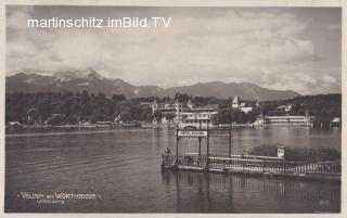 Velden, Hotel Strandbad Ulbing - Villach Land - alte historische Fotos Ansichten Bilder Aufnahmen Ansichtskarten 