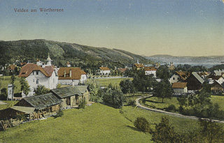 Ortsansicht Velden - Villach Land - alte historische Fotos Ansichten Bilder Aufnahmen Ansichtskarten 