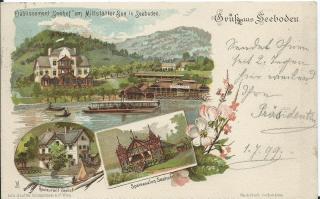 Gruss aus Seeboden am Millstättersee - Kärnten - alte historische Fotos Ansichten Bilder Aufnahmen Ansichtskarten 