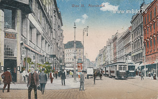 Alserstrasse - Wien - alte historische Fotos Ansichten Bilder Aufnahmen Ansichtskarten 