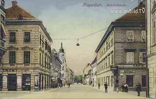 Bahnhofstrasse - Klagenfurt(Stadt) - alte historische Fotos Ansichten Bilder Aufnahmen Ansichtskarten 