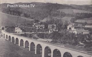 Aspangbahn, Murtalbach-Viadukt in Aspamg - alte historische Fotos Ansichten Bilder Aufnahmen Ansichtskarten 