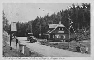 Katschberghöhe mit Oldtimer - Spittal an der Drau - alte historische Fotos Ansichten Bilder Aufnahmen Ansichtskarten 