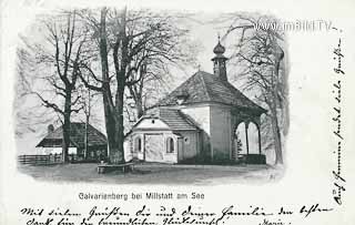 Kalvarienberg bei Millstatt - Millstatt - alte historische Fotos Ansichten Bilder Aufnahmen Ansichtskarten 