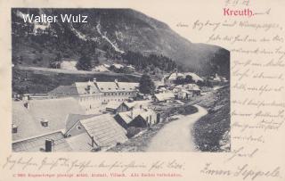 Kreuth Ortsansicht - Villach Land - alte historische Fotos Ansichten Bilder Aufnahmen Ansichtskarten 