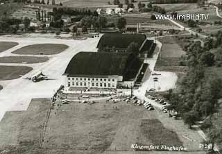 Flughafen Klagenfurt - Klagenfurt am Wörthersee - alte historische Fotos Ansichten Bilder Aufnahmen Ansichtskarten 
