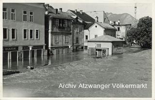 Villach, Draulände 3, Geschäft Obernoster - Draulände - alte historische Fotos Ansichten Bilder Aufnahmen Ansichtskarten 