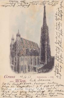 Wien, Stefanskirche - Wien  1.,Innere Stadt - alte historische Fotos Ansichten Bilder Aufnahmen Ansichtskarten 