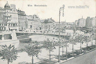 Wien Marienbrücke - Wien  1.,Innere Stadt - alte historische Fotos Ansichten Bilder Aufnahmen Ansichtskarten 