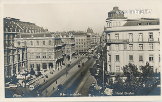 Kärntnerstrasse - Wien  1.,Innere Stadt - alte historische Fotos Ansichten Bilder Aufnahmen Ansichtskarten 