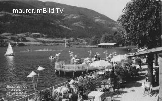 Lido - Seeterasse - St. Andrä - alte historische Fotos Ansichten Bilder Aufnahmen Ansichtskarten 