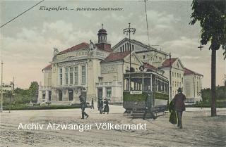 Klagenfurt, Jubiläums-Stadttheater - Klagenfurt am Wörthersee - alte historische Fotos Ansichten Bilder Aufnahmen Ansichtskarten 