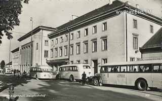 Bahnhof in Klagenfurt - Klagenfurt am Wörthersee - alte historische Fotos Ansichten Bilder Aufnahmen Ansichtskarten 