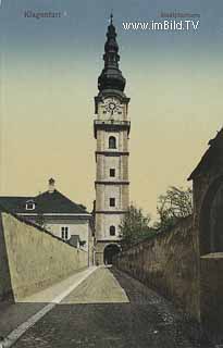 Stadtpfarrturm - Klagenfurt am Wörthersee - alte historische Fotos Ansichten Bilder Aufnahmen Ansichtskarten 