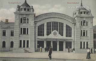 Bahnhof Klagenfurt - Klagenfurt am Wörthersee - alte historische Fotos Ansichten Bilder Aufnahmen Ansichtskarten 