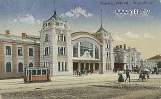 Bahnhof - Klagenfurt am Wörthersee - alte historische Fotos Ansichten Bilder Aufnahmen Ansichtskarten 
