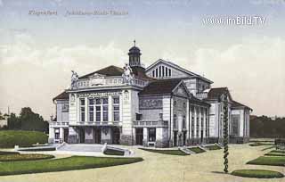 Jubiläums Stadt Theater - Klagenfurt am Wörthersee - alte historische Fotos Ansichten Bilder Aufnahmen Ansichtskarten 
