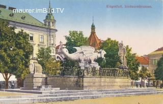 Lindwurm - Klagenfurt am Wörthersee - alte historische Fotos Ansichten Bilder Aufnahmen Ansichtskarten 