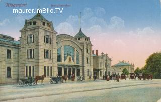 Klagenfurt - Bahnhof  - Klagenfurt am Wörthersee - alte historische Fotos Ansichten Bilder Aufnahmen Ansichtskarten 