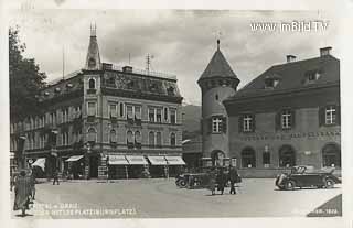 Spittal - Burgplatz - Spittal an der Drau - alte historische Fotos Ansichten Bilder Aufnahmen Ansichtskarten 