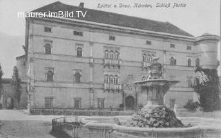 Schloss Porcia - Spittal an der Drau - alte historische Fotos Ansichten Bilder Aufnahmen Ansichtskarten 
