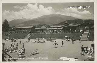 Seeboden - Strandbad - Seeboden - alte historische Fotos Ansichten Bilder Aufnahmen Ansichtskarten 
