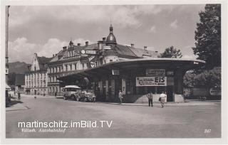 Villach, Autobahnhof  - Hans-Gasser-Platz - alte historische Fotos Ansichten Bilder Aufnahmen Ansichtskarten 