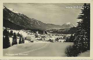 Hermagor im Winter - Hermagor - alte historische Fotos Ansichten Bilder Aufnahmen Ansichtskarten 