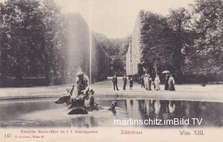 Römische Ruinen-Allee  - Wien - alte historische Fotos Ansichten Bilder Aufnahmen Ansichtskarten 