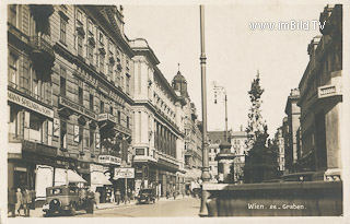 Wien Graben - Wien - alte historische Fotos Ansichten Bilder Aufnahmen Ansichtskarten 